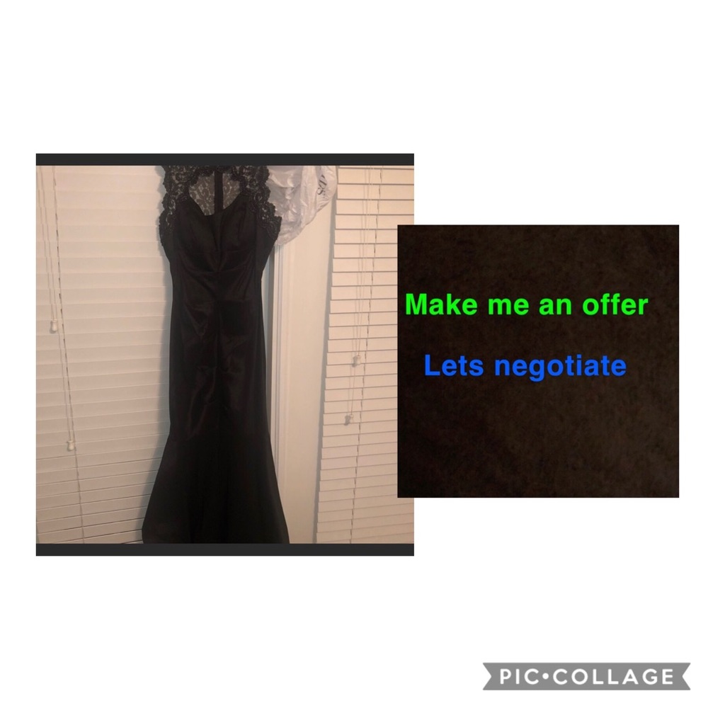 Black formal gown